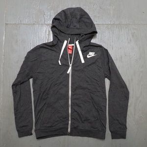 Nike Womens Hoodie Sweatshirt Zip Workout Fitness Gym Exercise Run Cold Hike Cam